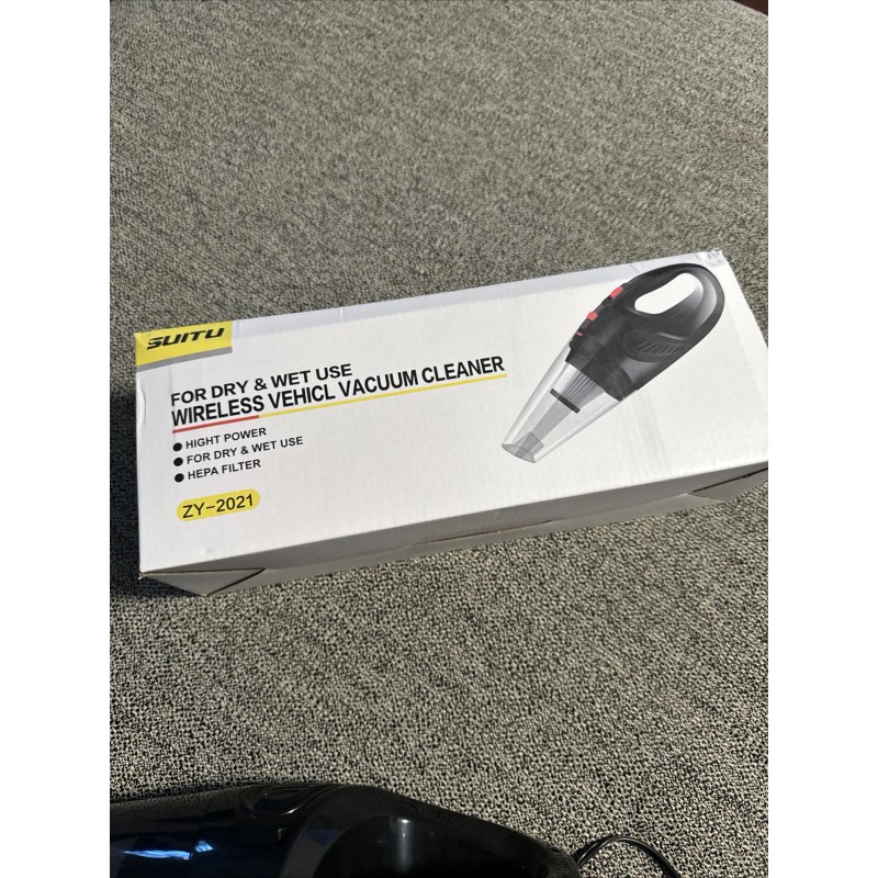 Suitu ZY-2021 Wireless Vehicle Vacuum Cleaner Brand New HEPA Filter