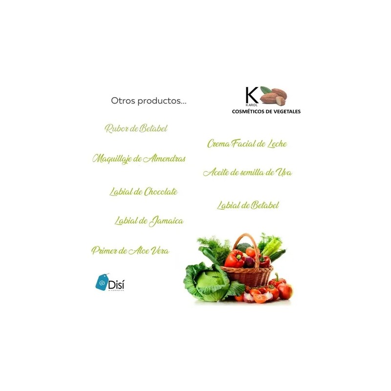Karol Cosmetics Labial De Jamaica Cosmetico Vegetal