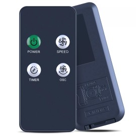 Unbranded Remote Control For Holmes 36-Inch Digital Tower Oscillating ​Fan 32510021 Black