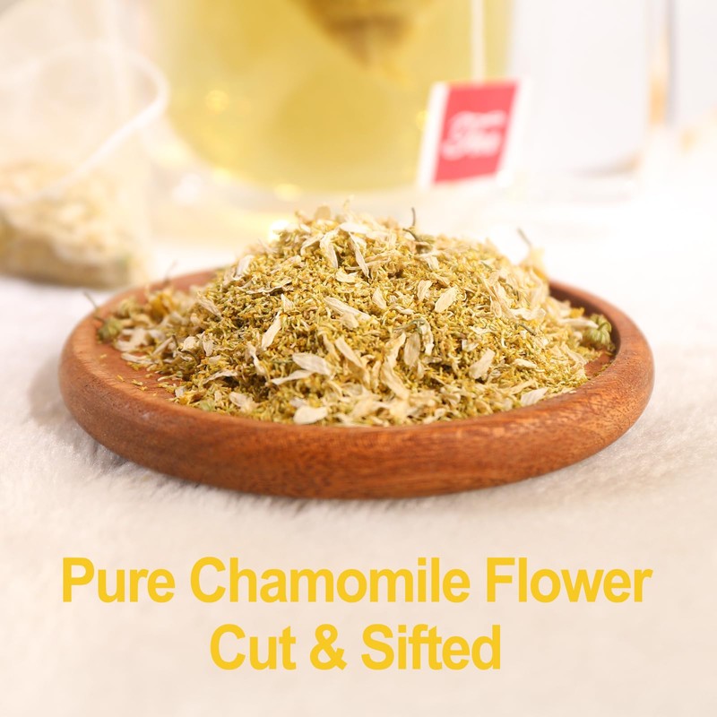 FullChea - Chamomile Tea bags, 50 Teabags, 1.5g/bag - Pure