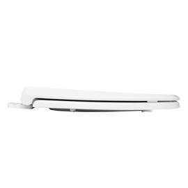 Sorelle Elongated Family Toilet Seat in Glossy White, Soft Close and Quick Release