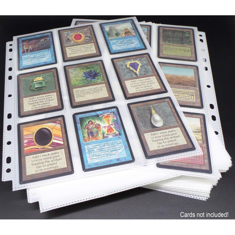 docsmagic.de 50 18-Pocket Pages White - Sideloading - 11 Holes