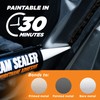 [Black] Professional Automotive Seam Sealer, Paintable Quick-Set Polyurethane Auto Body