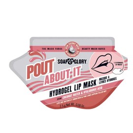 NEW Soap Glory Hydrogel Lip Mask, Pout About It, Hydrating, Plumping, Hydrogel Lip Mask