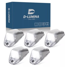 D-Lumina White LED Cab Roof Marker Lights for Dodge Ram ProMaster 1500/2500/3500 14-2023