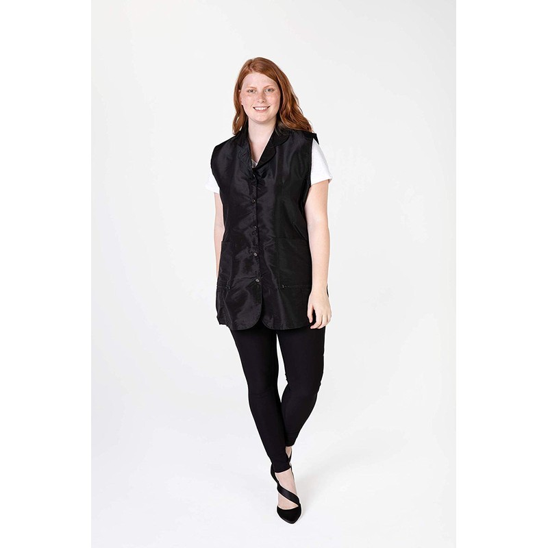A Size Above Plus Size Women's Stylist Vest, Mesh Vent