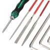 Guitar Maintenance Tool Kit Hex Wrench File Screwdriver Ruler String