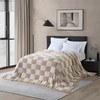 CLOUDS HUG Oversized King Checkered Blanket for Couch - Super