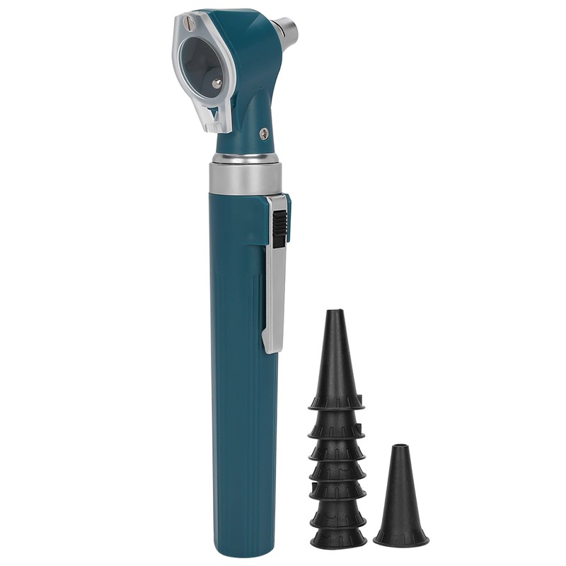 Professional Diagnostic Kit Ear Care Examination Otoscope Eardrum Endoscope SpeculumGreen
