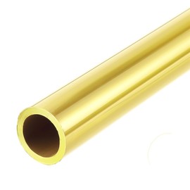 winova Brass Round Tube 300mm C2700 Brass 4mm OD x 3mm Inner Diameter 0.5mm Wall Seamless Straight Pipe Tube Perfect for Precision Machining
