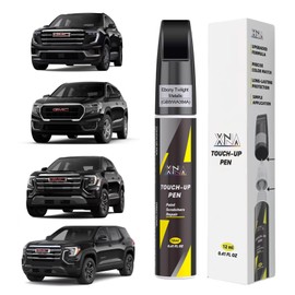 Ebony Twilight Metallic(GB8/WA384A) for GMC Touch Up Paint Pen, 2 in 1 Car Scratch Remover with Pen Tip and Brush, Exact Color-Matched for Car Paint Scratch Repair