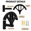 Wooden Cowboy Hat Rack – Adjustable Wall-Mounted Hat Holder for
