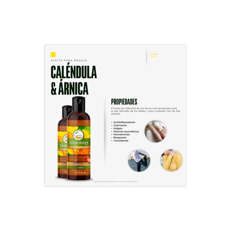 VIDA SCENTS | Aceite Esencial Para Masaje Aromatherapy De 125ml