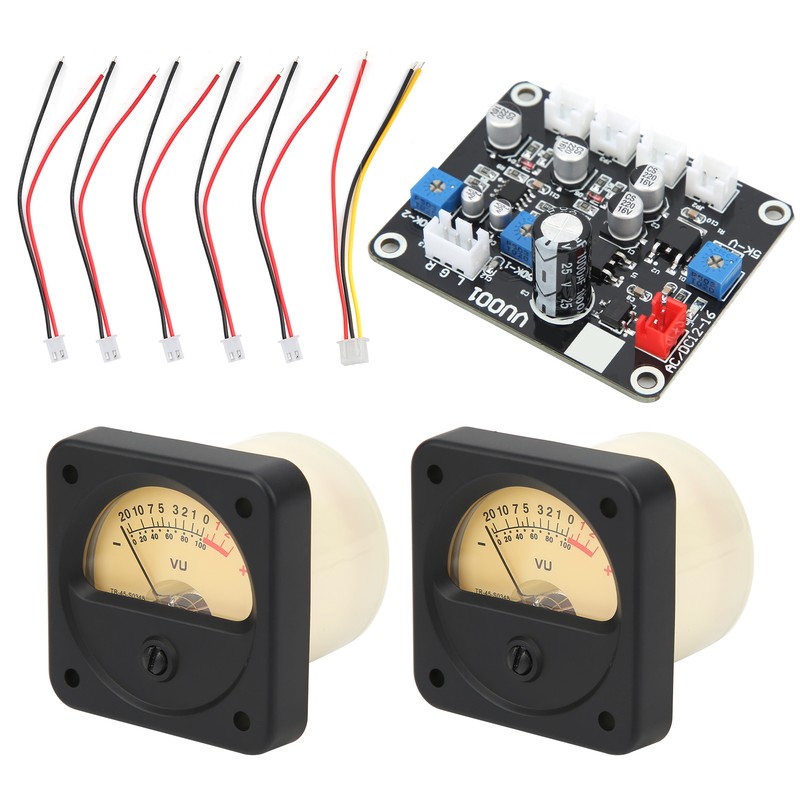 TS-DB45-Q 2Pcs Power Amplifier DB Meter Backlight Audio Level Tester
