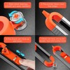 WADY 1PCS Precise Contour Gauge with Pencil Slot Profile Tool