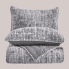 Wonderful Velvet Quilt Queen Size Set, Luxurious Fuzzy Faux Fur