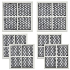 6 PACK LT120F Refrigerator Air Filter Replacement, Compatible models LG LT120F Kenmore Elite 469918, 9918, 795, for LG ADA73214402, ADQ73214403, ADQ73214404, ADQ73334008, LMXS30776S