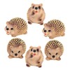 BESPORTBLE 3sets Dwarf Garden Statue Resin Hedgehog Figurine Garden Ornament