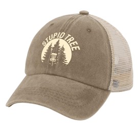 OOMOO Disc Golf DAD Hats for Mens Stupid Tree Golf hat