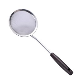 MAGICLULU Kitchen Slotted Strainer Ladle Filter Spoon Handle for Safe Cooking and Frying Household Skimmer Tool