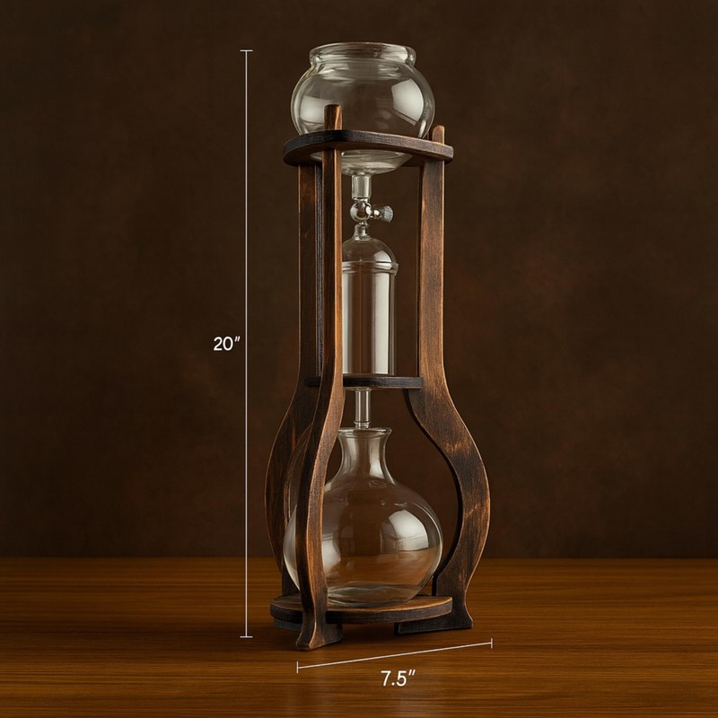 Nispira Iced Coffee Cold Brew Drip Tower Coffee Maker, 6–8