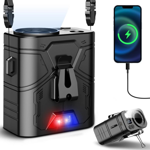 20000mAh Portable waist fan Clip on Belt Shirt Body Rechargeable