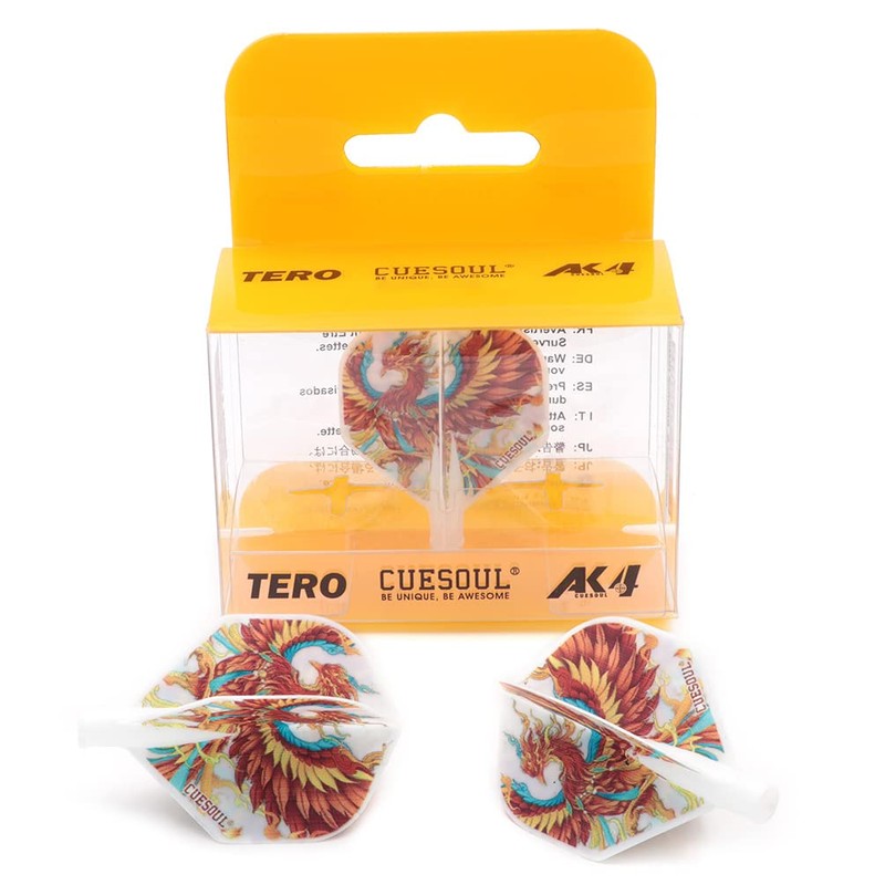CUESOUL TERO AK4 Dart Flights Standard Shape with Four Mythological