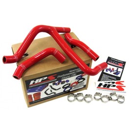 HPS (57-1256-RED) Silicone Radiator Hose Kit for Suzuki RMZ250