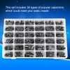 1000pcs 36 Values Electrolytic Capacitor Assorted Kit 10V~50V 0.1uF to