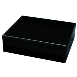 Traveler 20 Cigar Capacity Travel Humidor, Black