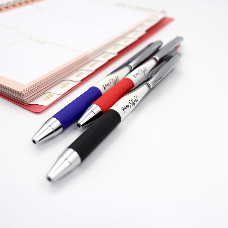 Zebra Pen Z-Grip Flight Retractable Ballpoint Pen, Bold Point, 1.2mm,