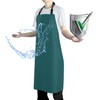 Vammcht Waterproof Rubber Vinyl Apron Heavy Duty Chemical Resistant Work