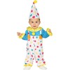 FIESTAS GUIRCA Clown Tupfen Kostüm für Baby