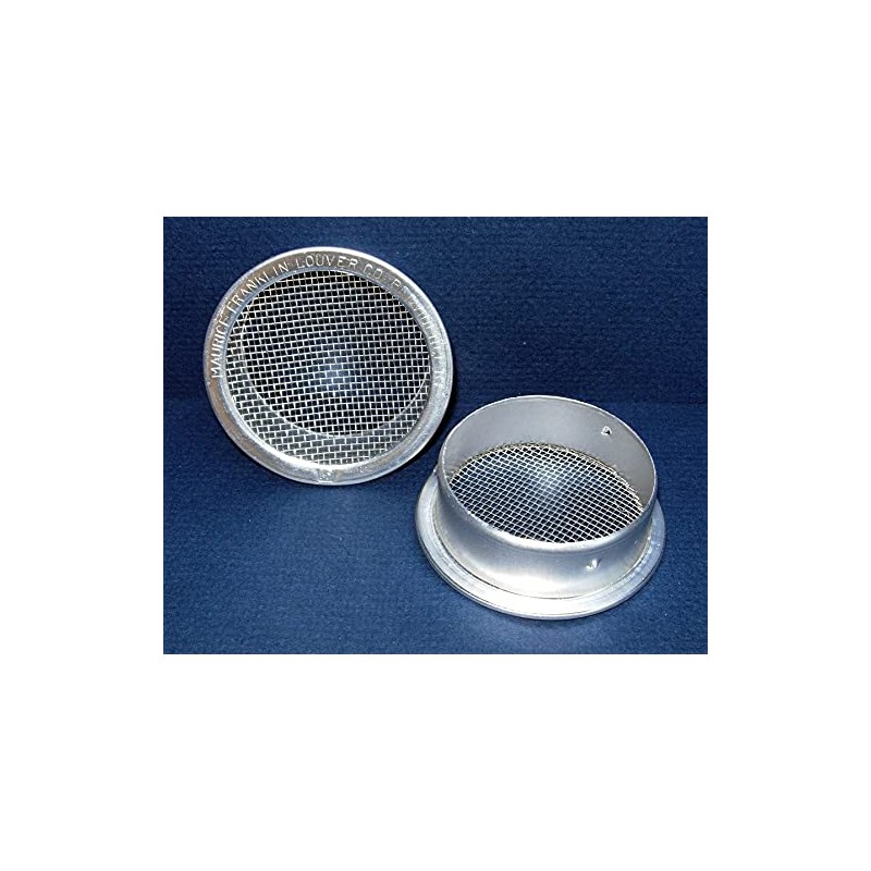 2" Round Open Screen Vent - Mill - Pkg of