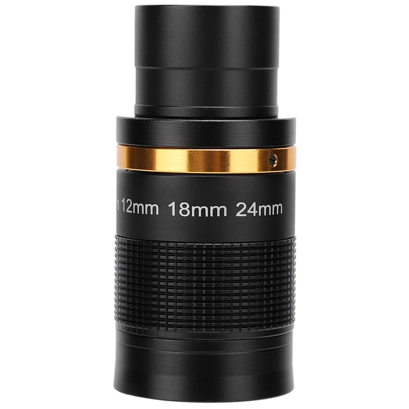 Astronomical Telescope 8‑24mm Continuous Zoom Eyepiece Observation 1.25inch/31.7mm Black