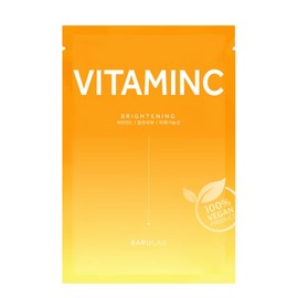 BARULAB Certified Vegan Sheet Mask Set (10 masks), Vitamin C