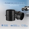 75mm Ducting Joiner Connector Pipe, 2PCS Round Duct Pipe Connector,