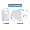 A4 Clipboard,12 Pack Foldable Clipboards with Pocket,Clipboard Folder for Office