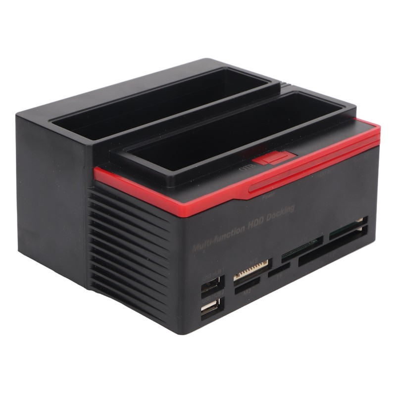 Hard Drive Docking Station USB2.0 Dual Bay 12TB Support OTB