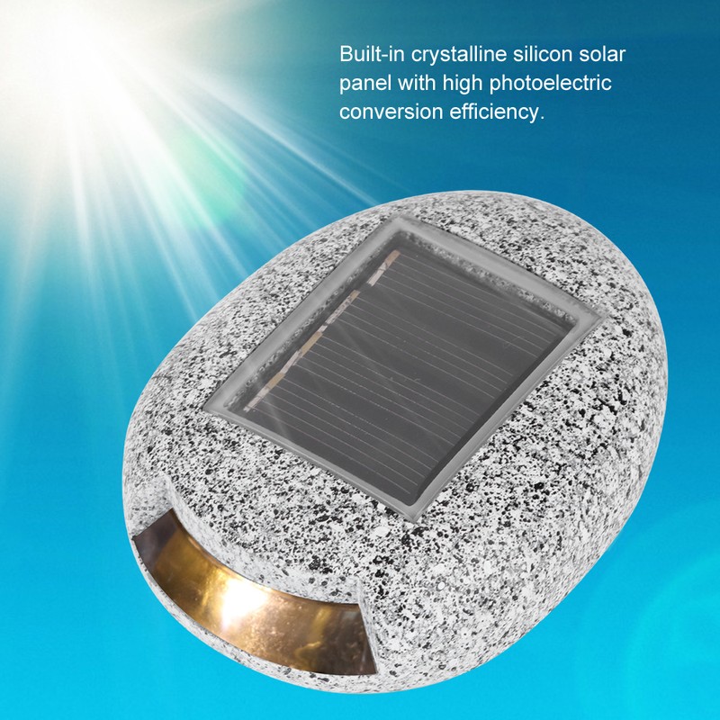 Outdoor Solar Power Waterproof Lights Imitation Stone Lamp Garden Lawn