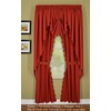 Today's Curtain Orleans 84" Panel Pair with Tiebacks Tambour Scallop