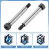sourcing map Alloy Steel Hexagon Socket Head Shoulder Screws Bolts,