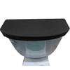 Madeals Velvet Toilet Tank Lid Cover Fabric Cover for A
