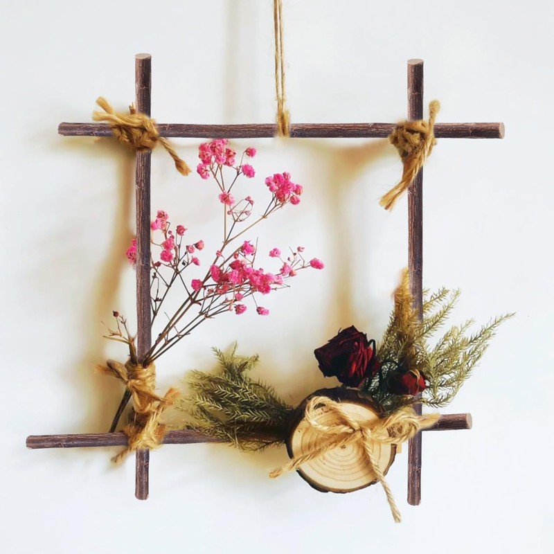 50Pcs Natural Wood Sticks for Crafting Decorative Dried Branches Versatile