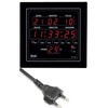 Ajanta Quartz Plastic Digital Clock (28.2 cm X 26.4 cm