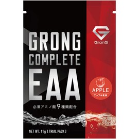 Glong COMPLETE EAA Supplement, Trial Pack, 0.4 oz (11 g), Apple Flavor, Essential Amino Acids, 9 Types of Compound