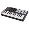Btuty Mini 25-Key Midi Keyboard Controller With 8 Velocity-Sensitive Drum