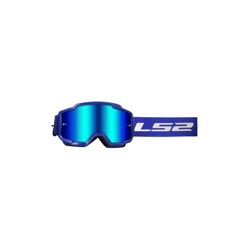 LS2 Charger Iridium MX Goggles Cross Goggles Blue Iridium