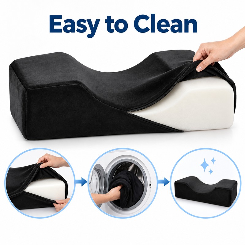 Lash Extension Pillow for Salon Use – High-Resilience Sponge Headrest