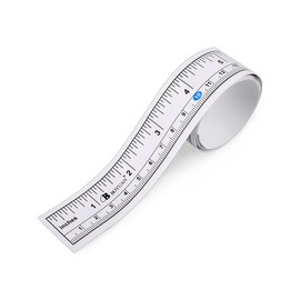 DS. DISTINCTIVE STYLE Fish Ruler Sticker 36-Inch Waterproof Adhesive Ruler Tape Dual Scale Fish Measuring Tape for Boat, Kayak and Table